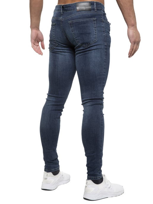 ETO | Herr Designer Slim Skinny Fit Stretch Jeans - Image 3