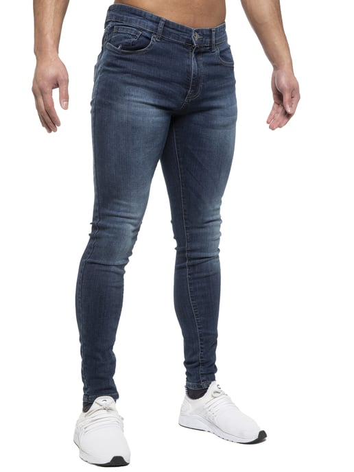ETO | Herr Designer Slim Skinny Fit Stretch Jeans - Image 4