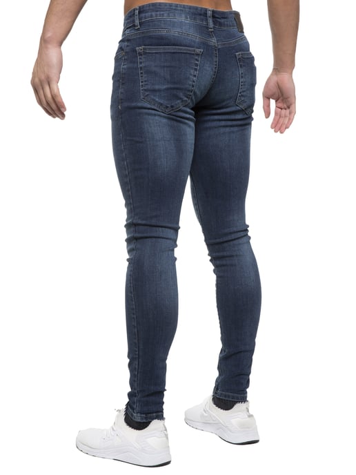 ETO | Herr Designer Slim Skinny Fit Stretch Jeans - Image 5