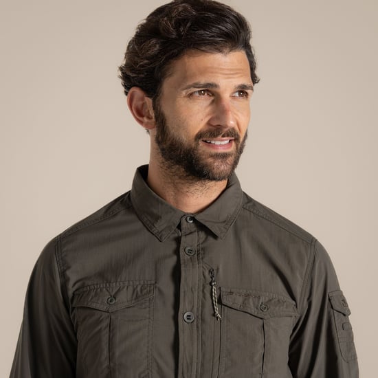 Craghoppers Mens Adventure III Nosilife Long-Sleeved Shirt (Woodland Green) - Image 5