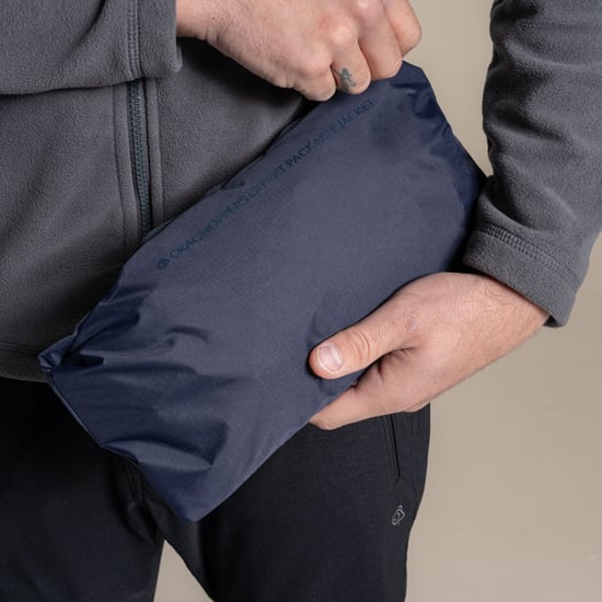 Craghoppers Unisex Adult Expert Packable Waterproof Jacket (Dark Navy) - Image 3