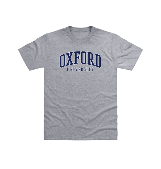 University Of Oxford Heather Grey T-Shirt - Image 1