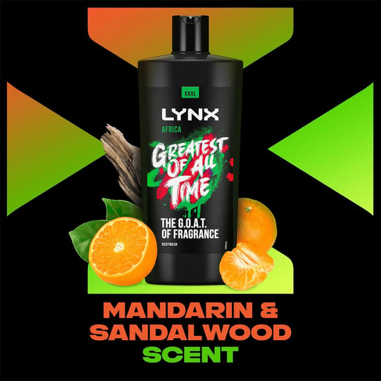 Lynx G.O.A.T Shower Gel up to 12H Refreshing Fragrance XXXL Africa 700ml, 12 Pack - Image 6