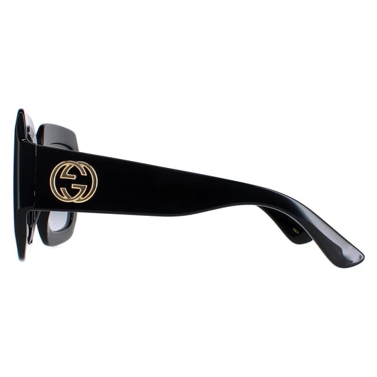 Gucci Square Womens Black Grey GG0053SN - Image 3