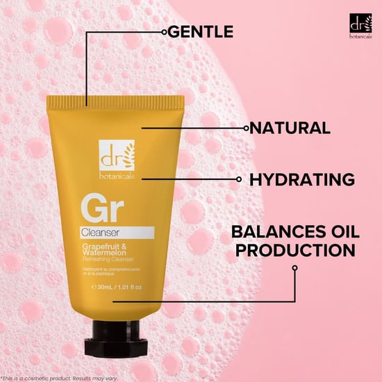 Dr. Botanicals Grapefruit & Watermelon Anti-Ageing Refreshing Cleanser 30ml for Fine Lines, Wrinkles, Brightening - Image 4