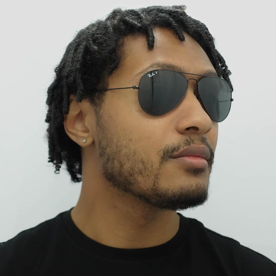 Ray-Ban Aviator Unisex Polished Black/Black Polarized Aviator 3025 Sunglasses - Image 6