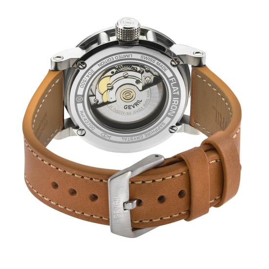 Gevril 43700 Men's Flatiron Swiss Automatic Watch - Image 2