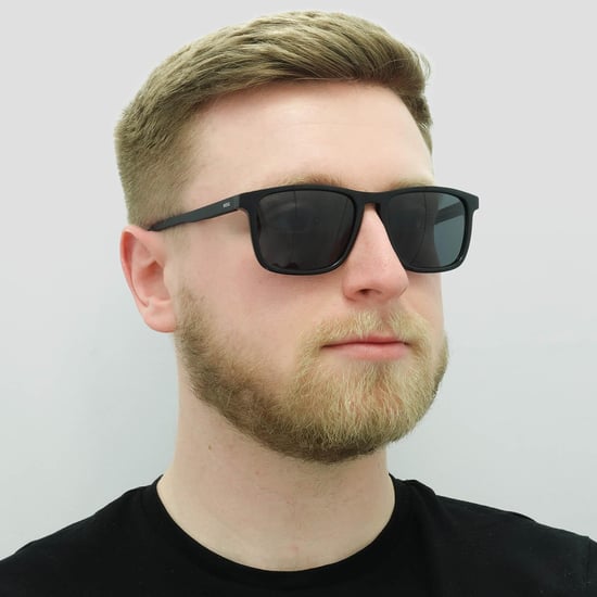 Hugo Boss Sunglasses 0921/S 807 IR Black Grey Blue - Image 5