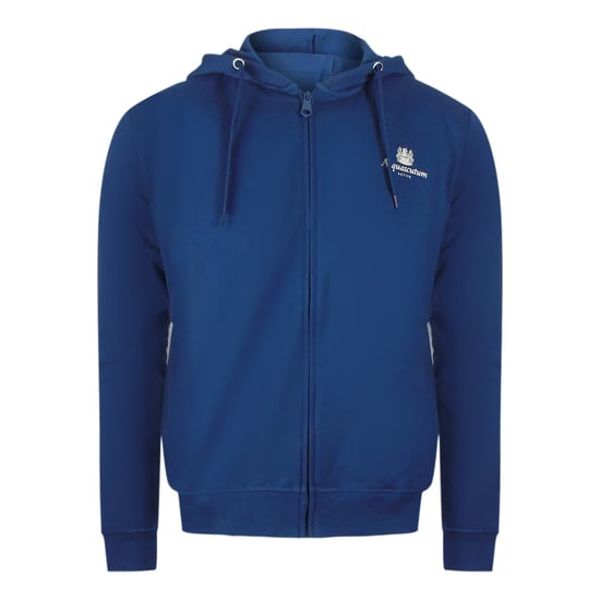 Aquascutum Navy Blue Zip-up Hoodie And Track Pants Set - Image 2
