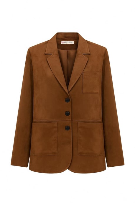 Vegan Suède Blazer - Image 2