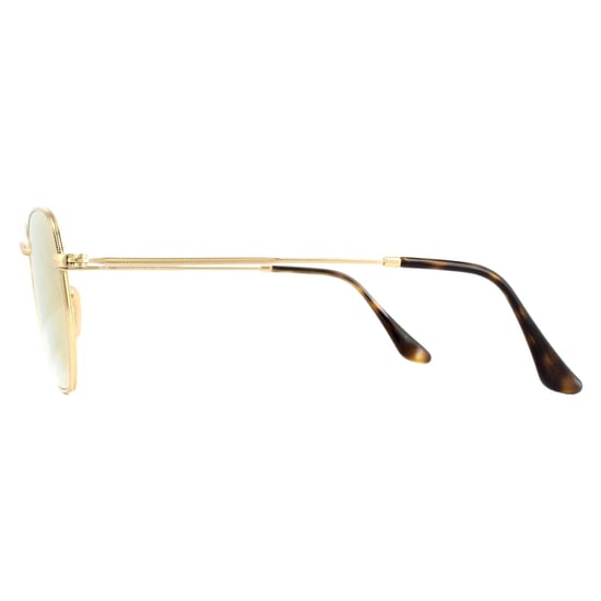 Ray-Ban Zonnebril Hexagonal 3548N 001/Z2 Goud Koperen Flash Mirror - Image 3