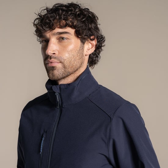 Craghoppers Mens Expert Soft Shell Jacket (Dark Navy) - Image 5