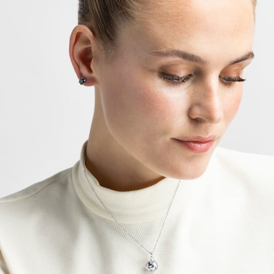 Luxenter yedia-örhängen i 925 sterling silver och rodiumpläterade onyxzirkoner - Image 4