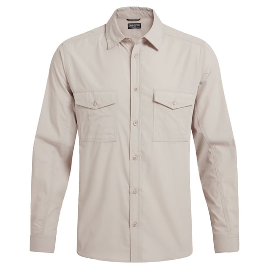 Craghoppers Heren Kiwi II shirt met lange mouwen (Havermout) - Image 2