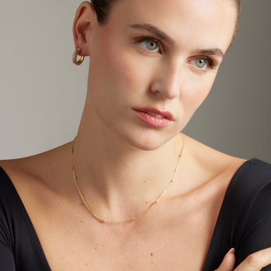 Luxenter Liydat-halsband,tillverkat av 18 karat gult guld,med rodiumfinish - Image 5