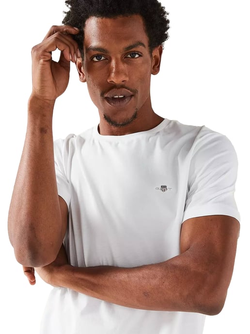 Gant Mens T-Shirts - White - Image 4