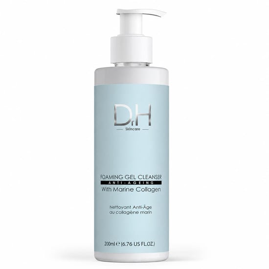 Dr H Advanced Foaming Gel Anti-Ageing Cleanser with Marine Collagen 200ml for Acne, Blemishes, Large Pores, Dullness - Image 3