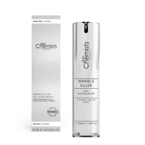 skinChemists Wrinkle Killer Facial Serum & Day Moisturiser Anti-Ageing Duo for Loss of Firmness, Fine Lines, Wrinkles - Image 3