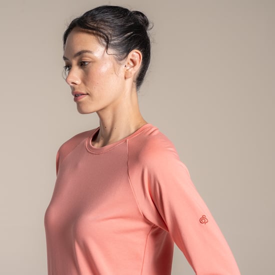 Craghoppers Womens/Ladies Nour Nosilife Long-Sleeved T-Shirt (Spiced Apricot) - Image 5