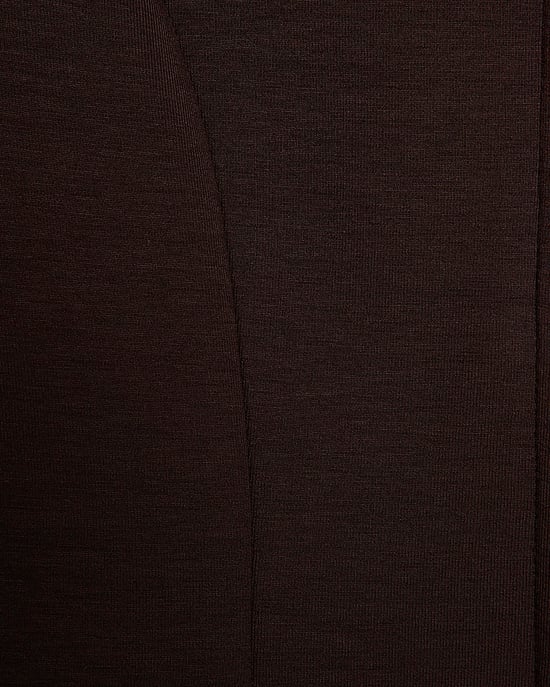 River Island Womens Hoodie Brown Long Sleeve Premium Zip - Image 5
