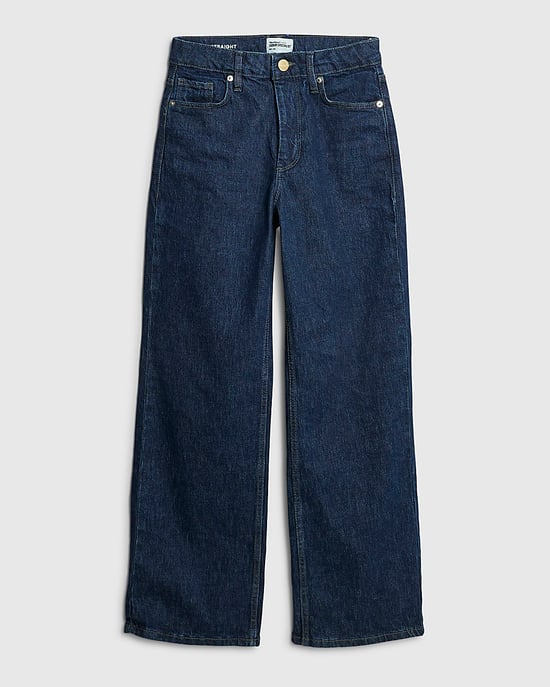 River Island Womens Straight Leg Jeans Petite Blue Relaxed - Image 5