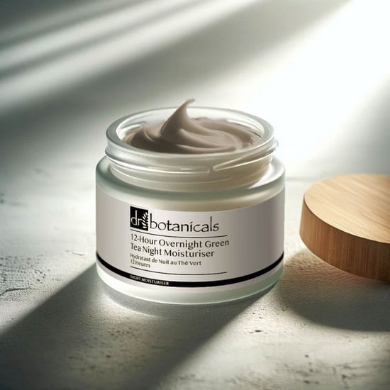 Dr. Botanicals 12-Hour Overnight Anti-Ageing Green Tea Night Moisturiser 50ml for Fine Lines, Wrinkles, Dryness - Image 6