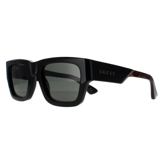 Gucci Square Mens Black with Havana Grey GG1668S - Image 2