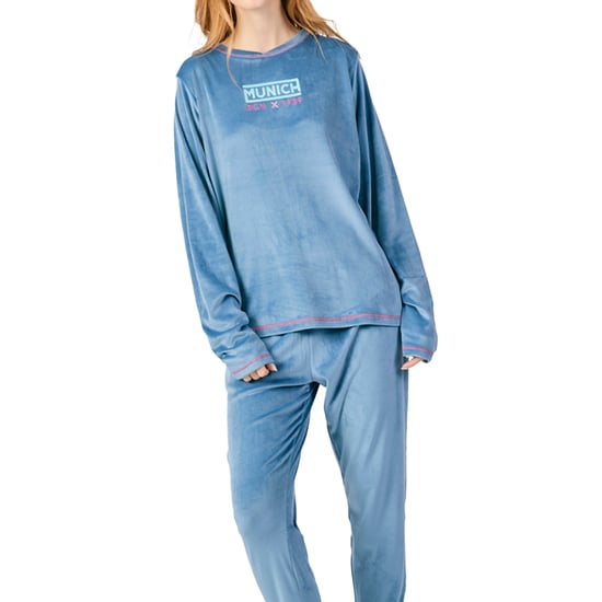 Winterpyjama's lange mouwen fluweel MU5 vrouwen - Image 2