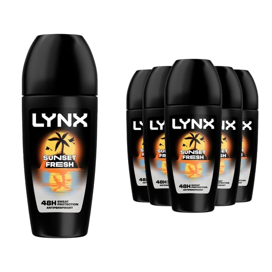 Lynx Sunset Fresh Anti- Perspirant Roll On with 48H Sweat Protection 50ml, 12Pk - Image 1