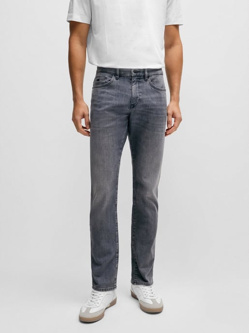 Mens Dark Grey Delaware Slim Fit Jean - Image 1