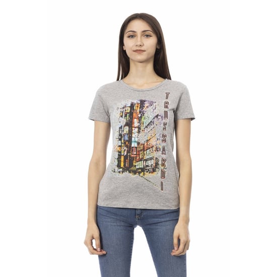 Grijze Korte Mouwen Graphic T-shirt - Image 1