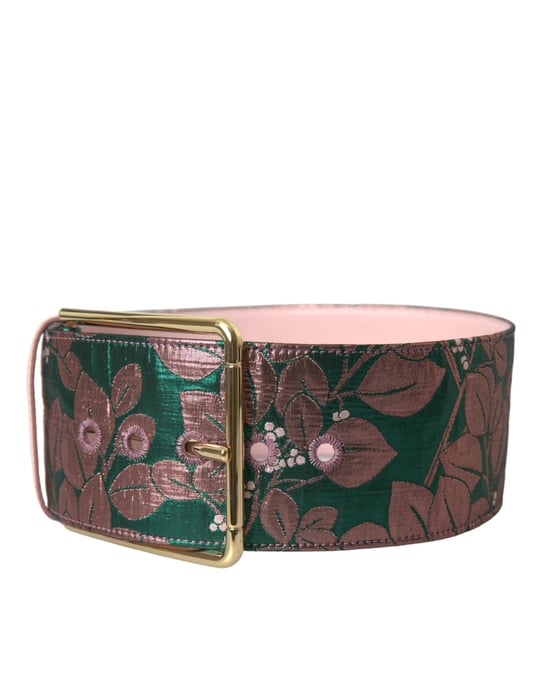 Bloemen Brocade Brede Tailleband - Image 2