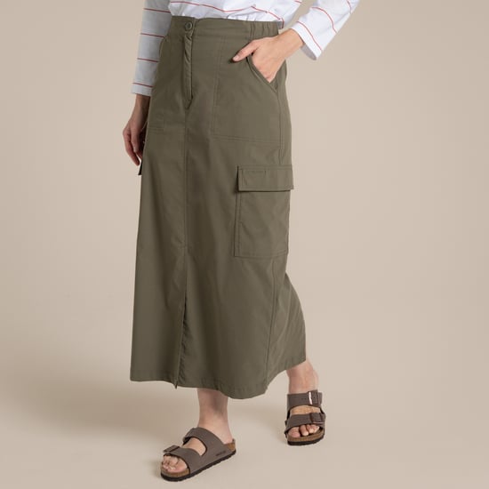 Craghoppers Womens/Ladies Pro Nosilife Midi Skirt (Wild Olive) - Image 6