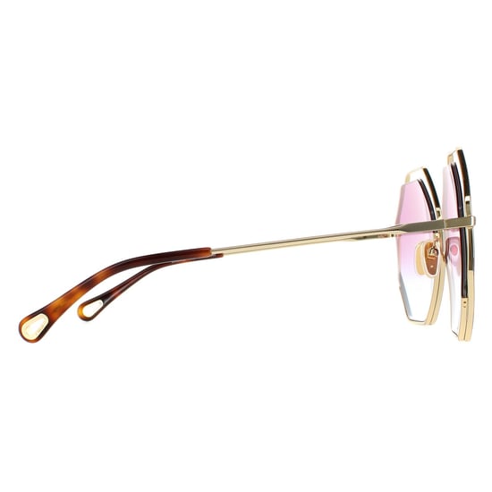 Chloe Round Womens Gold Violet Blue Gradient CH0045S - Image 4