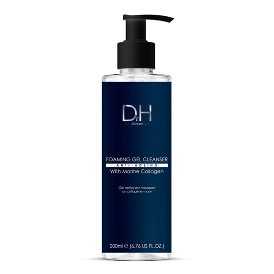 Dr H Foaming Gel Cleanser with Marine Collagen for Acne, Blemishes, Large Pores, Dullness - Image 4