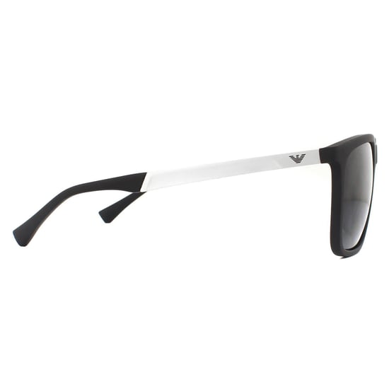 Emporio Armani Zonnebril EA4150 506387 Rubber Zwart Grijs - Image 4