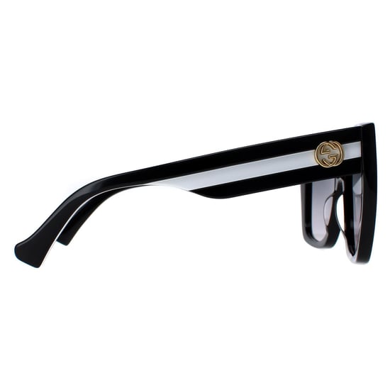 Gucci Square Womens Black Grey Gradient GG1300S - Image 4