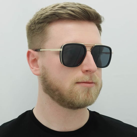 Hugo Boss Aviator Heren Zwart Goud Grijs 90041091 - Image 5