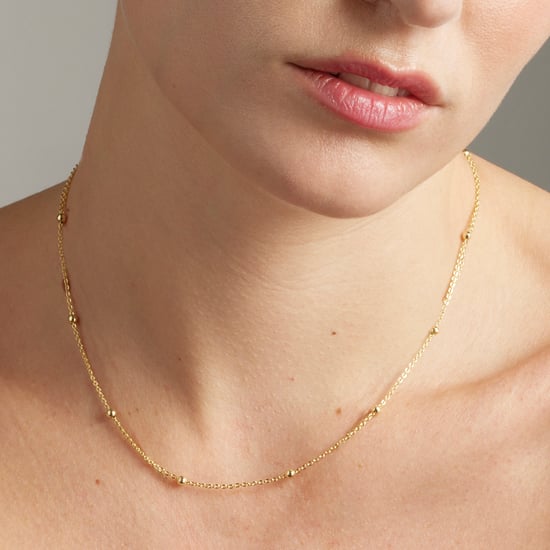 Luxenter Liydat-halsband,tillverkat av 18 karat gult guld,med rodiumfinish - Image 4