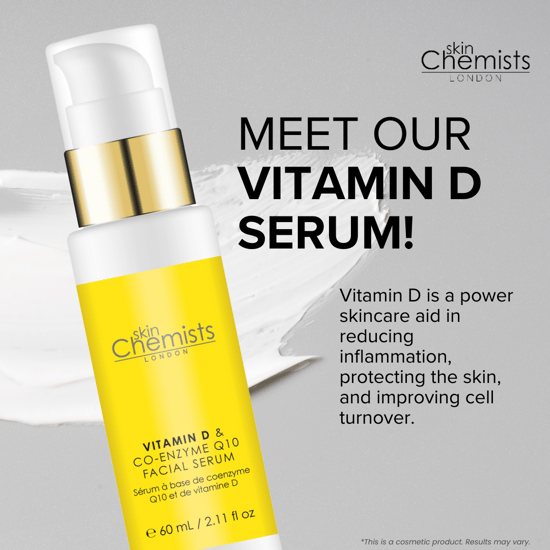 skinChemists Vitamin D Co-Enzyme Q10 & Vitamin D Anti-Ageing Serum 50ml for Loss of Firmness, Fine Lines, Wrinkles - Image 4