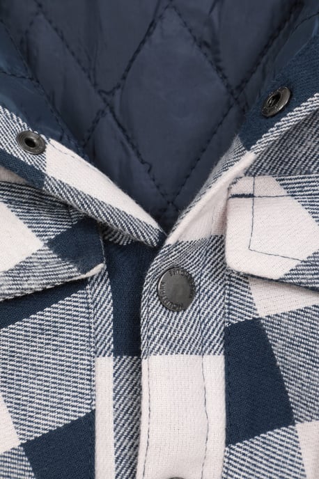 'Orion' Kids Shacket with Front Pockets Cosy Everyday Jacket Navy - Image 5