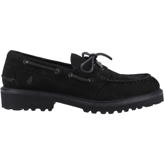 Hush Puppies Geri Mockasiner för kvinnor i svart mocka - Image 5