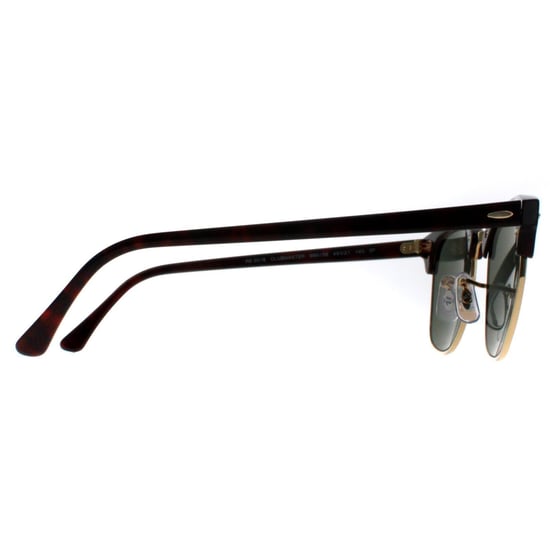 Rayban Sunglasses Clubmaster 3016 990/58 Red Havana Green Polarized Large 51mm - Image 4
