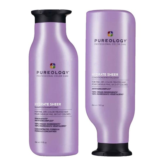 Pureology Hydrate Sheer Shampoo 266ml & Conditioner 266ml Duo - Image 1