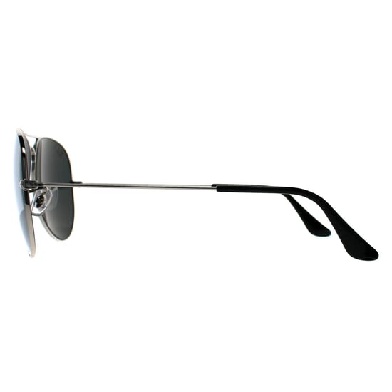 Ray-Ban zonnebril Aviator 3025 zilver gepolariseerd groene zilveren spiegel 003/59 - Image 3