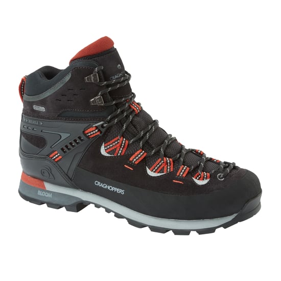 Craghoppers Unisex Adult Dura Pro Suede Hiking Boots (Black Pepper/Sienna Red) - Image 1