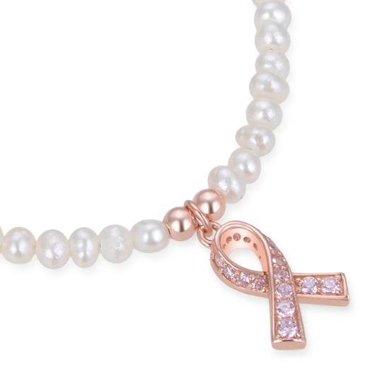 Luxenter Sterling Silver 925 halsband med 18K roséguldpläterad vit pärla - Kael - Image 6