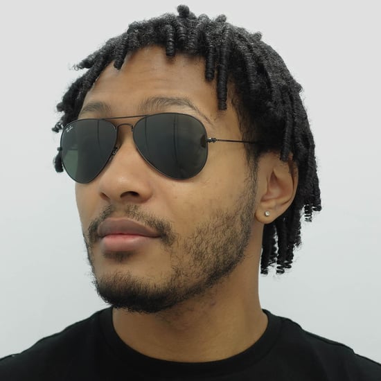 Ray-Ban Sunglasses Aviator 3025 L2823 Black Green - Image 6