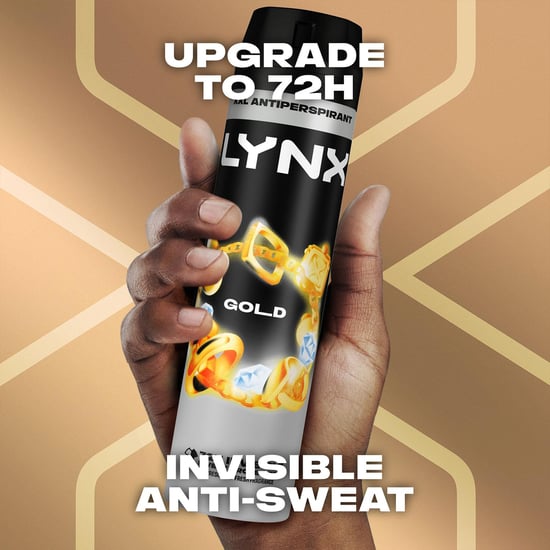 Lynx XXL Gold 72H Sweat Protection Anti-Perspirant Deodorant 3x250ml - Image 4