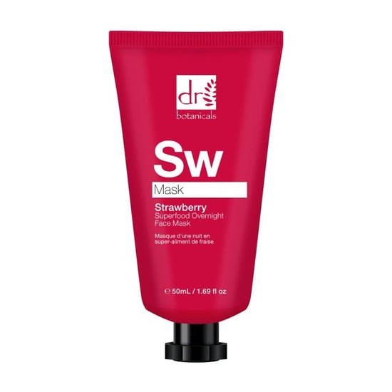 Dr. Botanicals Strawberry Anti-Ageing Overnight Face Mask 50ml for Fine Lines, Wrinkles, Dryness - Image 4